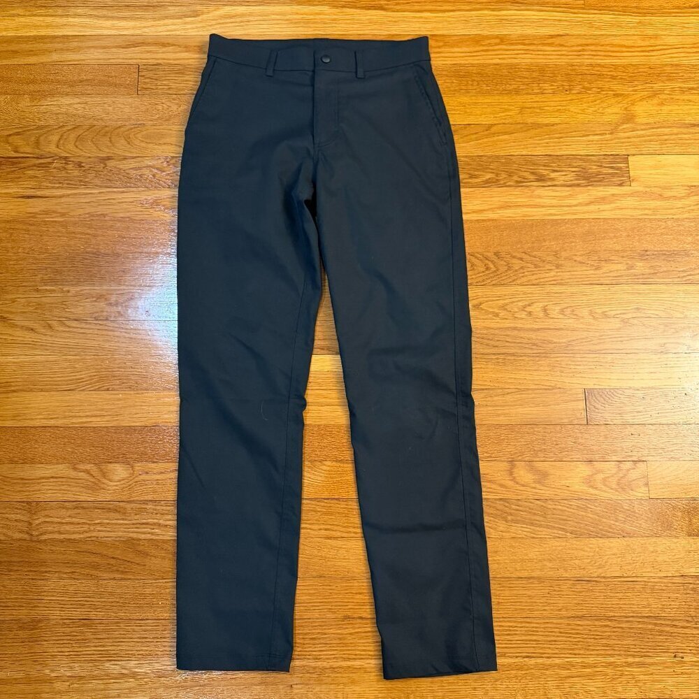 Outdoor Voices 31" Inseam Pants in Black with Belt Loops - Size Small